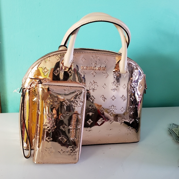 Rose gold MK Patten leather - Picture 3 of 5